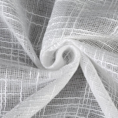 ZASŁONA GOTOWA RUBI NA TAŚMIE 140 X 270 CM BIAŁY