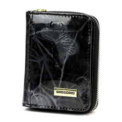 Portfel damski skórzany skóra naturalna Gregorio