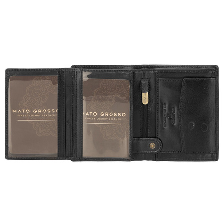Portfel męski skórzany skóra naturalna Mato Grosso 