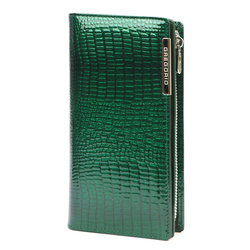 Portfel damski skórzany skóra naturalna Gregorio