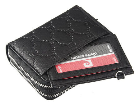 Portfel damski skórzany skóra ekologiczna Pierre Cardin 