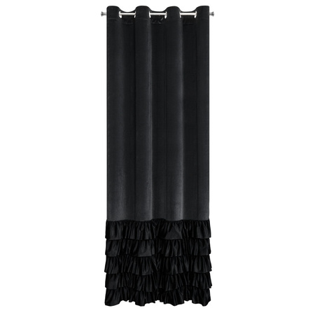 ZASŁONA GOTOWA DANI 140 X 250 CM CZARNY