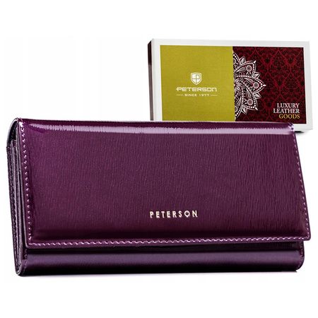 Portfel damski skórzany skóra naturalna  Peterson