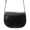 Florence torebka listonoszka skóra naturalna czarny