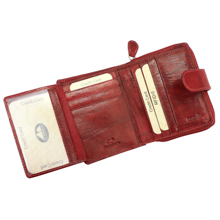 Portfel damski skórzany skóra naturalna El Forrest 