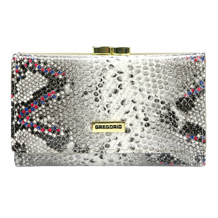 Portfel damski skórzany skóra naturalna Gregorio