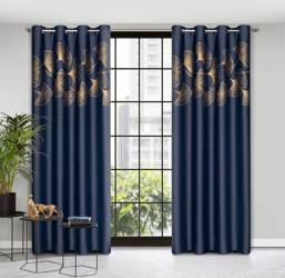 ZASŁONA GOTOWA HARMONY 140 X 250 CM GRANATOWY