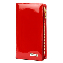 Portfel damski skórzany skóra naturalna Gregorio