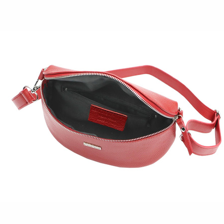 Torebka torebki nerka saszetka skórzana skóra naturalna MiaMore damska