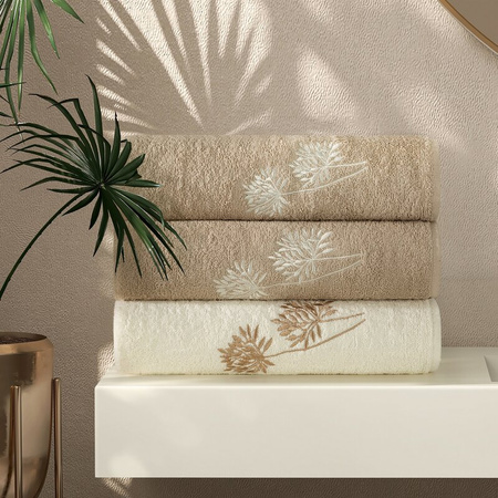 KOMPLET RĘCZNIKÓW 3 56 X 36 X 7 CM BIAŁY