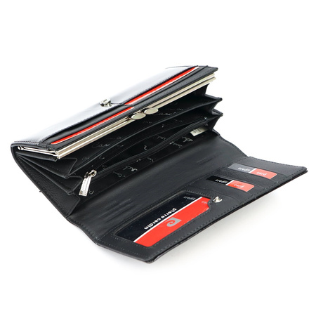 Portfel damski skórzany skóra naturalna Pierre Cardin 