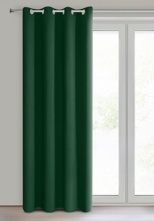 ZASŁONA GOTOWA LOGAN 135 X 250 CM CIEMNOZIELONY