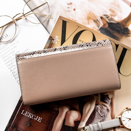 Portfel damski skóra naturalna skórzany Peterson