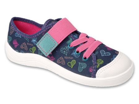 Befado kapcie pantofle tenisówki dla dziewczynki