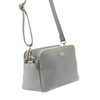 MiaMore torebka listonoszka skóra naturalna szary