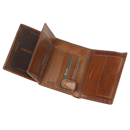 Portfel męski skórzany skóra naturalna Mato Grosso 