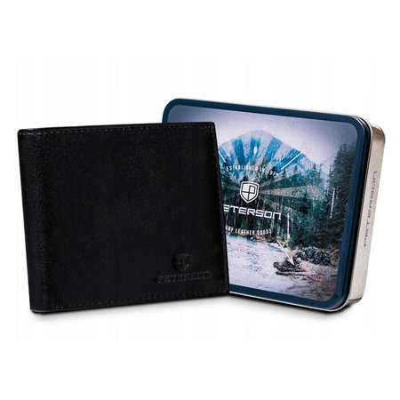 Portfel męski skórzany skóra naturalna  Peterson