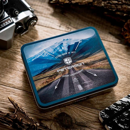 Portfel męski skórzany skóra naturalna  Peterson