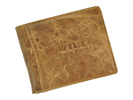 Portfel męski skórzany skóra naturalna Wild 