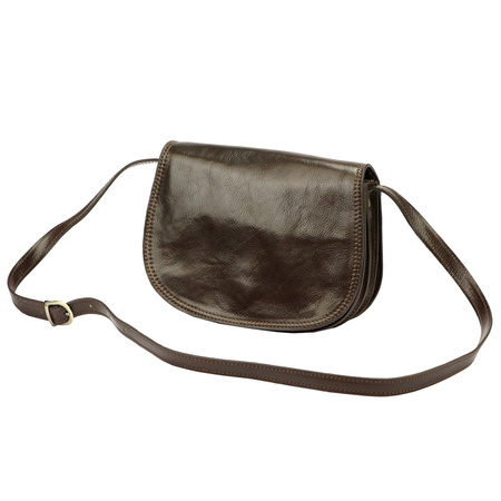 Florence torebka listonoszka skóra naturalna brązowy