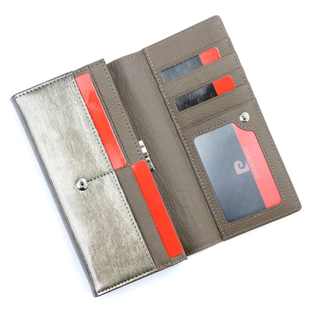 Portfel damski skórzany skóra naturalna Pierre Cardin 