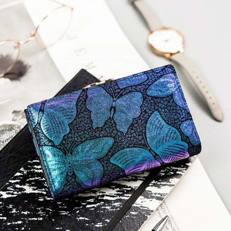 Portfel damski skórzany skóra naturalna  Peterson