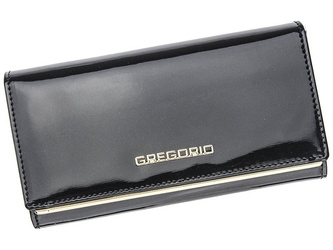 Portfel damski skórzany skóra naturalna Gregorio