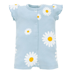 Rampers ROZP DAISY niebieski,stokrotki 74