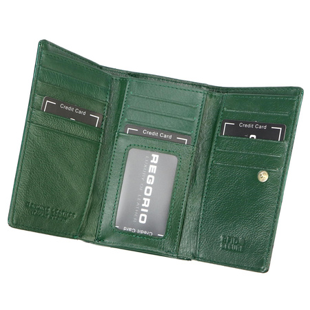 Portfel damski skóra naturalna skórzany Gregorio 