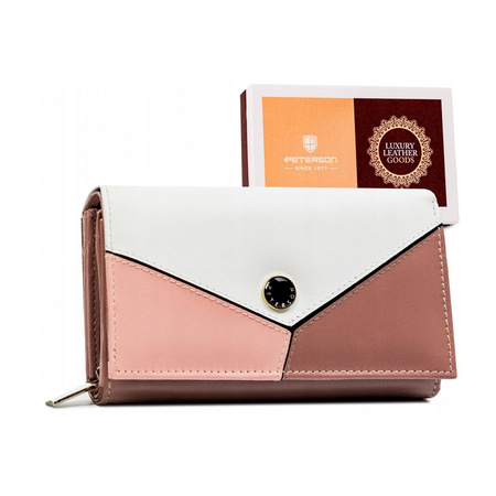Portfel damski skóra naturalna skórzany Peterson