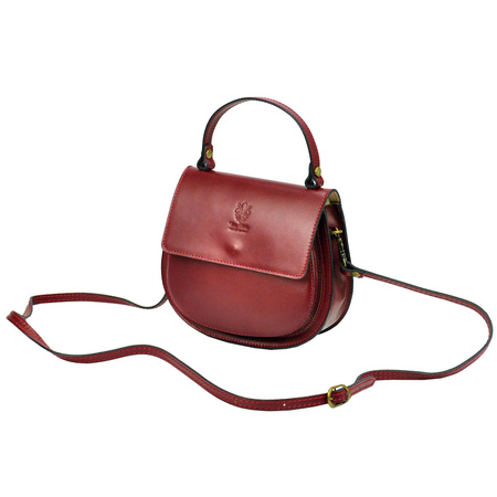 Florence torebka listonoszka skóra naturalna brązowy