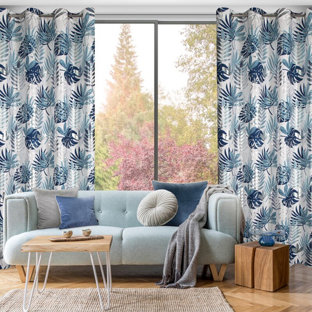 ZASŁONA GOTOWA MALTA 140 X 250 CM BIAŁY