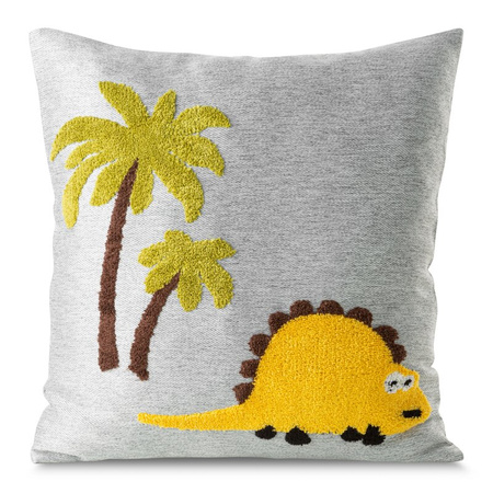 POSZEWKA DINO 1 45 X 45 CM SREBRNY