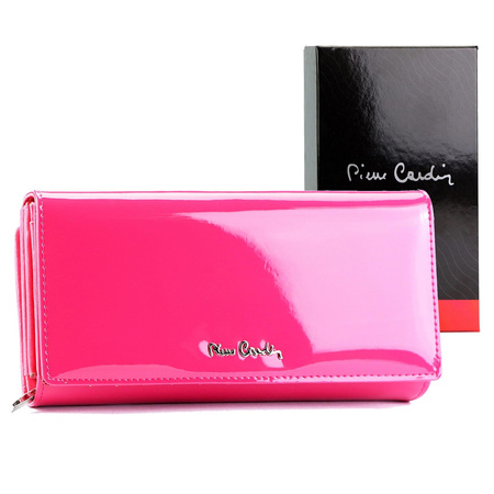 Portfel damski skóra naturalna + skóra ekologiczna Pierre Cardin