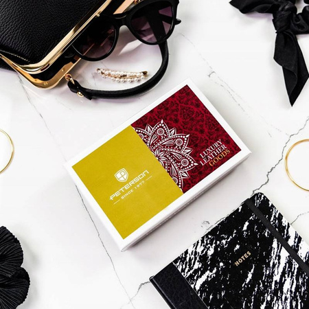 Portfel damski skórzany skóra naturalna  Peterson 