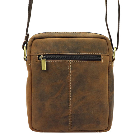 Torba saszetka na ramię męska skórzana skóra naturalna Nordee