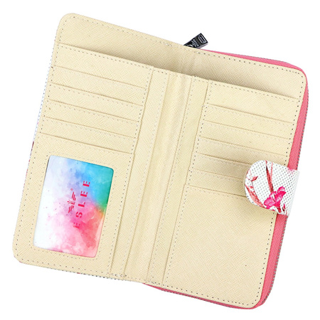 Portfel damski skórzany skóra ekologiczna Esiee 