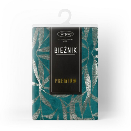 OBRUS BLINK 15 35 X 180 CM CIEMNOTURKUSOWY
