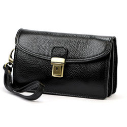 Saszetka męska skórzana skóra naturalna Gregorio