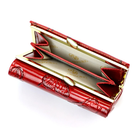 Portfel damski skóra naturalna skórzany Gregorio 