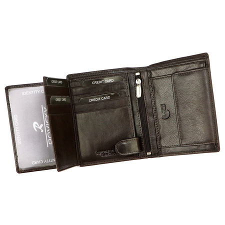 Portfel męski skórzany skóra naturalna Rovicky 