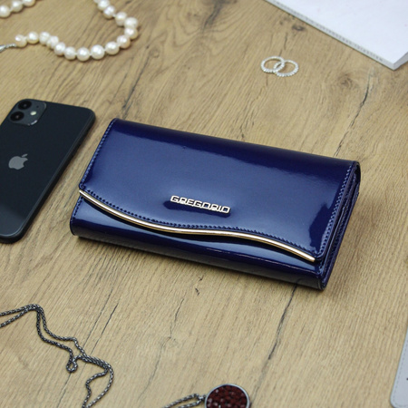 Portfel damski skórzany skóra naturalna Gregorio