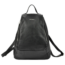 Plecak damski skórzany skóra naturalna Pierre Cardin