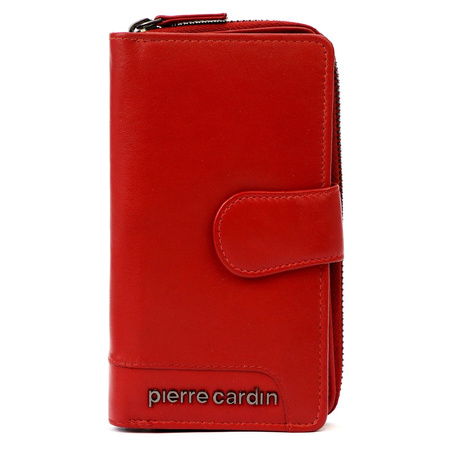 Portfel damski skórzany skóra naturalna Pierre Cardin 