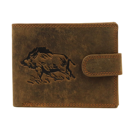 Portfel męski skórzany skóra naturalna Nordee