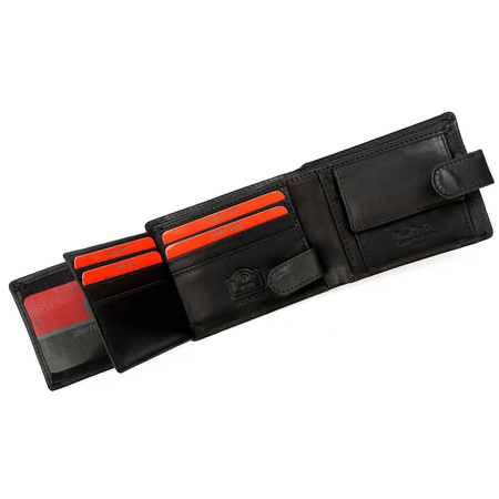 Portfel męski skórzany skóra naturalna Pierre Cardin