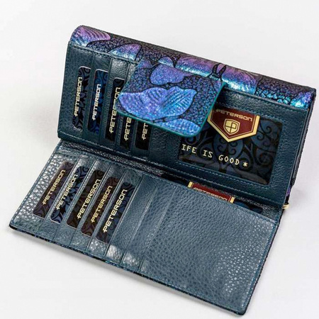 Portfel damski skórzany skóra naturalna Peterson