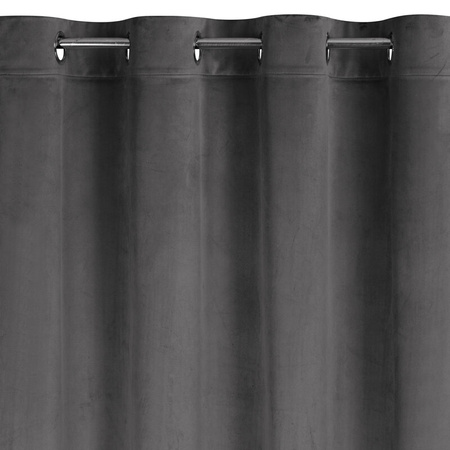 ZASŁONA GOTOWA ARIADNA 140 X 250 CM GRAFITOWY