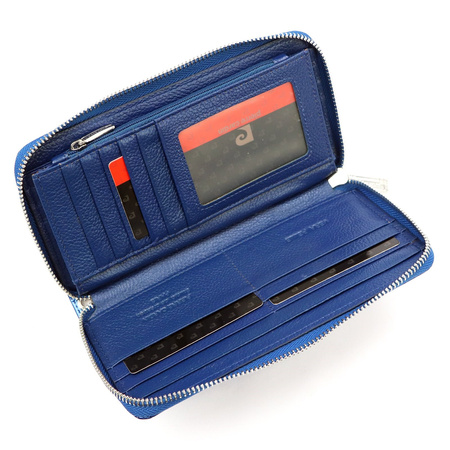 Portfel damski skórzany skóra naturalna Pierre Cardin