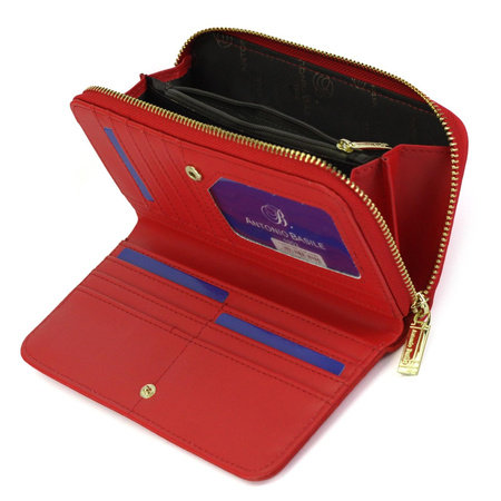 Portfel damski skórzany skóra ekologiczna Antonio Basile